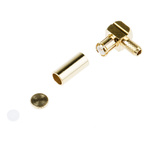 RS PRO, Plug Cable Mount MCX Connector, 50Ω, Crimp Termination, Right Angle Body