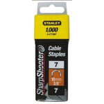 Stanley 10mm Cable Staples Cable Size 8mm Galvanized x 1000