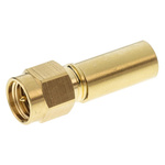 Rosenberger SMA Series, Plug Cable Mount SMA Connector, 50Ω, Crimp Termination, Straight Body