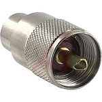 Cinch Connectors, Plug Cable Mount UHF Connector, Solder Termination, Straight Body