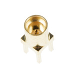RS PRO, jack PCB Mount MMCX Connector, 50Ω, Solder Termination, Straight Body