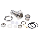 Telegartner, jack Panel Mount BNC Connector, 75Ω, Clamp Termination, Straight Body