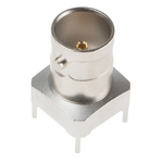 Telegartner, jack PCB Mount BNC Connector, 75Ω, Through Hole Termination, Straight Body