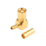 binder, jack Cable Mount SMC Connector, 50Ω, Solder Termination, Right Angle Body