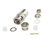 Telegartner, Plug Cable Mount BNC Connector, 75Ω, Clamp Termination, Straight Body