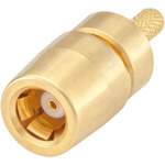 Rosenberger, jack Cable Mount SMB Connector, 50Ω, Crimp Termination, Straight Body