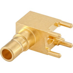 Rosenberger, Plug PCB Mount SMB Connector, 50Ω, Solder Termination, Right Angle Body