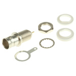 Telegartner, jack Panel Mount BNC Connector, 75Ω, Solder Termination, Straight Body