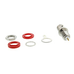 Telegartner, jack Panel Mount BNC Connector, 75Ω, Solder Termination, Straight Body