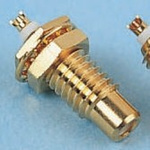 binder, Plug Through Hole SMC Connector, 50Ω, Solder Termination, Right Angle Body