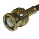 Amphenol RF BNC Series, Plug Cable Mount BNC Connector, 50Ω, Crimp Termination, Straight Body