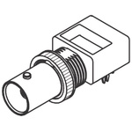 Molex BNC Series, jack PCB Mount BNC Connector, 75Ω, Through Hole Termination, Right Angle Body