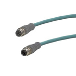 Molex 120108 Series M12 Socket, 4 Port, Ethernet, 1m Cable Length