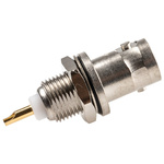 Telegartner, jack Panel Mount BNC Connector, 50Ω, Solder Termination, Straight Body