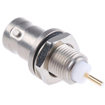 Telegartner, jack Panel Mount BNC Connector, 75Ω, Solder Termination, Straight Body