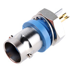 Telegartner, jack Panel Mount BNC Connector, 50Ω, Solder Termination, Straight Body
