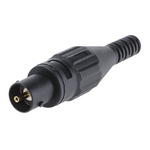 Staubli, jack Cable Mount BNC Connector, Crimp Termination, Straight Body