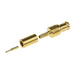 Radiall, Plug Cable Mount MCX Connector, 50Ω, Crimp Termination, Straight Body