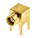 Radiall, jack Through Hole MCX Connector, 50Ω, Solder Termination, Right Angle Body