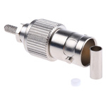 Telegartner, jack Cable Mount BNC Connector, 75Ω, Crimp Termination, Straight Body