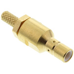 Radiall, jack Cable Mount SMB Connector, 50Ω, Crimp Termination, Straight Body