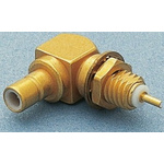 Radiall, jack Panel Mount SMB Connector, 50Ω, Solder Termination, Right Angle Body