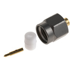 Radiall, Plug Cable Mount SMA Connector, 50Ω, Crimp Termination, Straight Body