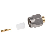 Radiall, Plug Cable Mount SMA Connector, 50Ω, Crimp Termination, Straight Body