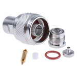 Radiall, Plug Cable Mount N Connector, 50Ω, Clamp Termination, Straight Body