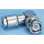 Radiall, Plug Cable Mount BNC Connector, 50Ω, Clamp Termination, Right Angle Body