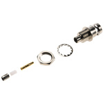 Radiall, jack Panel Mount BNC Connector, 75Ω, Crimp Termination, Straight Body