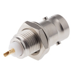 Radiall Straight 75Ω Panel Mount BNC Connector, jack, Nickel, Solder Termination