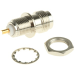 Radiall, jack Panel Mount TNC Connector, 50Ω, Solder Termination, Straight Body
