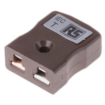 RS PRO IEC Thermocouple Connector for use with Type T Thermocouple Type T, Standard