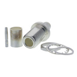 TE Connectivity, jack Panel Mount N Connector, 50Ω, Crimp Termination, Straight Body