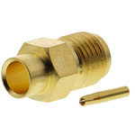 TE Connectivity, jack Cable Mount SMA Connector, 50Ω, Solder Termination, Straight Body
