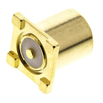 TE Connectivity Greenpar Series, jack Surface Mount MCX Connector, 50Ω, Solder Termination, Straight Body