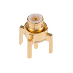 Huber+Suhner, Plug Through Hole MMBX Connector, 50Ω, Solder Termination, Straight Body