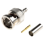 Amphenol, Plug Cable Mount BNC Connector, 75Ω, Crimp Termination, Straight Body