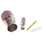 Amphenol, jack Cable Mount BNC Connector, 75Ω, Crimp Termination, Straight Body