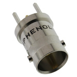 Amphenol, jack PCB Mount BNC Connector, 75Ω, Through Hole Termination, Straight Body