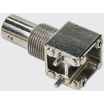 Amphenol, jack PCB Mount BNC Connector, 50Ω, Through Hole Termination, Right Angle Body