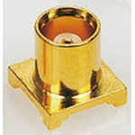 TE Connectivity, jack Surface Mount MCX Connector, 50Ω, Solder Termination, Straight Body