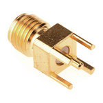 TE Connectivity, jack PCB Mount SMA Connector, Solder Termination, Straight Body