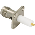 TE Connectivity, jack Panel Mount TNC Connector, 50Ω, Solder Termination, Straight Body
