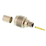 TE Connectivity, Plug Cable Mount N Connector, 50Ω, Crimp Termination, Straight Body
