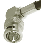 Radiall, Plug Cable Mount BNC Connector, 75Ω, Crimp Termination, Right Angle Body