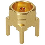 Huber+Suhner, jack Through Hole MBX Connector, 50Ω, Solder Termination, Straight Body