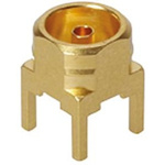 Huber+Suhner, jack Through Hole MBX Connector, 50Ω, Solder Termination, Straight Body