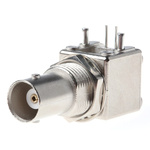 Molex 73138 Series, jack PCB Mount BNC Connector, 50Ω, Through Hole Termination, Right Angle Body